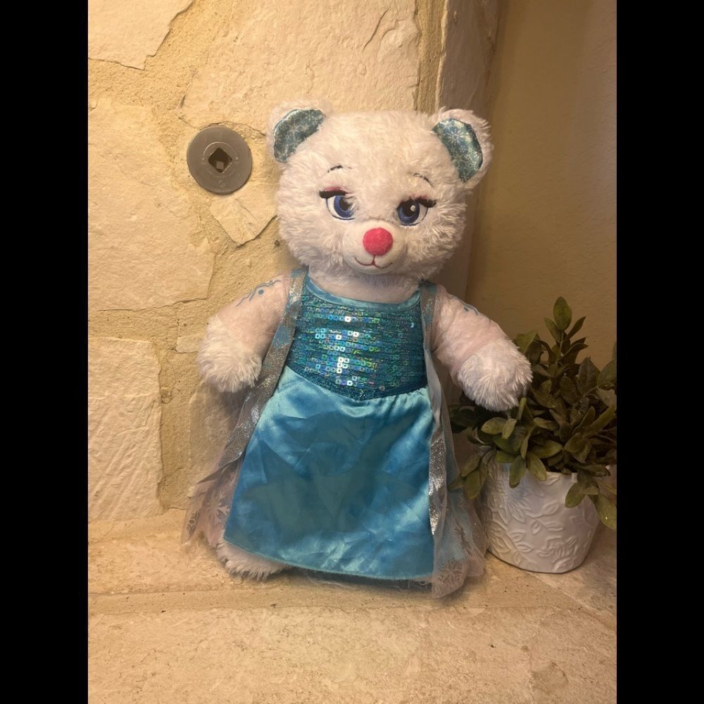 Build a bear Disney Frozen Elsa bear